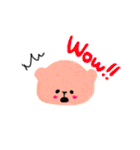 ぽちゃっとしたくま（個別スタンプ：9）
