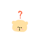 ぽちゃっとしたくま（個別スタンプ：12）