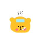 ぽちゃっとしたくま（個別スタンプ：16）