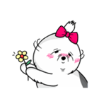 Fluffy Ball Girl-Practical Chapter（個別スタンプ：14）