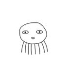 むきりょくらげ（個別スタンプ：1）