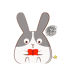 Rabbit will be small fat（個別スタンプ：22）