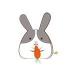 Rabbit will be small fat（個別スタンプ：26）