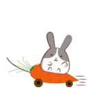 Rabbit will be small fat（個別スタンプ：33）