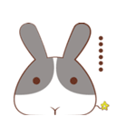Rabbit will be small fat（個別スタンプ：35）