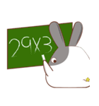 Rabbit will be small fat（個別スタンプ：37）