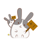 Rabbit will be small fat（個別スタンプ：39）