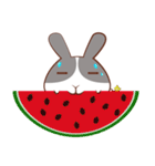Rabbit will be small fat（個別スタンプ：40）