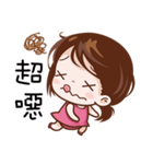 Pink Girl Fly High（個別スタンプ：7）