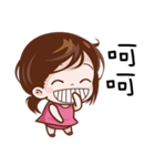 Pink Girl Fly High（個別スタンプ：14）