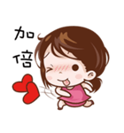 Pink Girl Fly High（個別スタンプ：36）