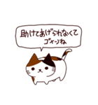 ごめんね猫 日本語（個別スタンプ：39）