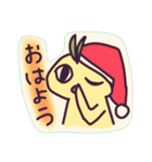 面妖なスタンプ。ステッカー風（個別スタンプ：1）