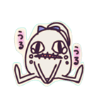 面妖なスタンプ。ステッカー風（個別スタンプ：37）