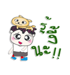 Mr. Saki and dog..^_^（個別スタンプ：22）