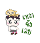 Mr. Saki and dog..^_^（個別スタンプ：25）