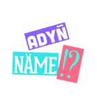 ADYN NAME！？（個別スタンプ：1）