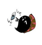 ブラックオバケ2（個別スタンプ：27）