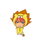 くおん君 と らみちゃん 1（個別スタンプ：4）
