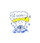 フレンチボブリナとフレンズ。仏語Ver.（個別スタンプ：4）