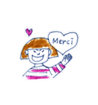 フレンチボブリナとフレンズ。仏語Ver.（個別スタンプ：12）