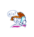 フレンチボブリナとフレンズ。仏語Ver.（個別スタンプ：25）