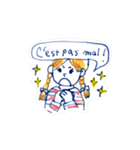 フレンチボブリナとフレンズ。仏語Ver.（個別スタンプ：28）