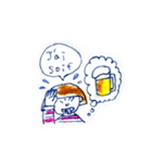 フレンチボブリナとフレンズ。仏語Ver.（個別スタンプ：36）