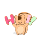 しまりすxアイシングクッキー（個別スタンプ：4）