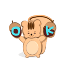 しまりすxアイシングクッキー（個別スタンプ：10）