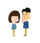 hetun couple（個別スタンプ：7）