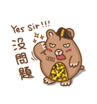 Strawberry Rabbit and Egg Bear（個別スタンプ：9）