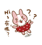 Strawberry Rabbit and Egg Bear（個別スタンプ：21）