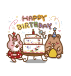 Strawberry Rabbit and Egg Bear（個別スタンプ：26）
