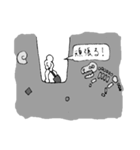 もったいぶる3コマスタンプ（個別スタンプ：3）