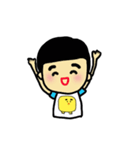 元気いっぱいな男の子（個別スタンプ：2）