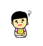 元気いっぱいな男の子（個別スタンプ：3）