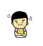 元気いっぱいな男の子（個別スタンプ：4）