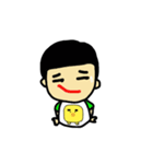 元気いっぱいな男の子（個別スタンプ：5）