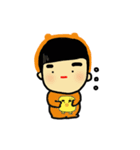 元気いっぱいな男の子（個別スタンプ：8）