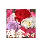 薔薇の花♡アソート3_挨拶メッセージ（個別スタンプ：7）