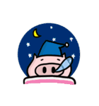 A Pig with a Flower（個別スタンプ：29）