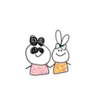 みみうさ日常リアクション（個別スタンプ：4）
