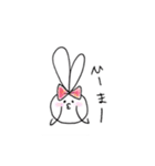 みみうさ日常リアクション（個別スタンプ：16）