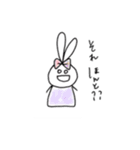 みみうさ日常リアクション（個別スタンプ：17）