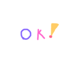 ハッピー！普段使うメッセージ！（個別スタンプ：4）