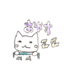 ゆるねこお絵描き（個別スタンプ：5）