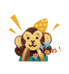 かみでつくった、どうぶつさん（個別スタンプ：17）