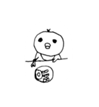 変な鳥 ミコアイサちゃん（個別スタンプ：2）