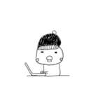 変な鳥 ミコアイサちゃん（個別スタンプ：3）
